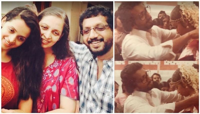 <p>Malayalam actress Bhavana on Friday shared a picture of her parents and remembered them on their wedding anniversary</p>