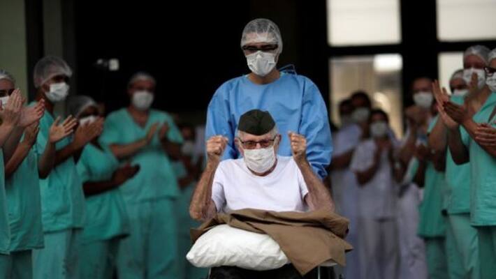 World War Two veteran Ermando Piveta, aged 99, became the oldest Brazilian to recover from the coronavirus World War Two veteran Ermando Piveta, aged 99, became the oldest Brazilian to recover from the coronavirus