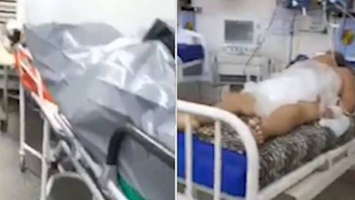 corpses lies near to living patients amid coronavirus threats corpses lies near to living patients amid coronavirus threats