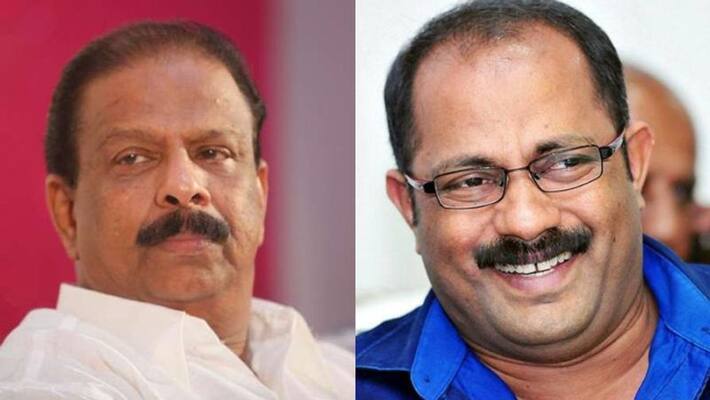 k sudhakaran supports km shaji k sudhakaran supports km shaji