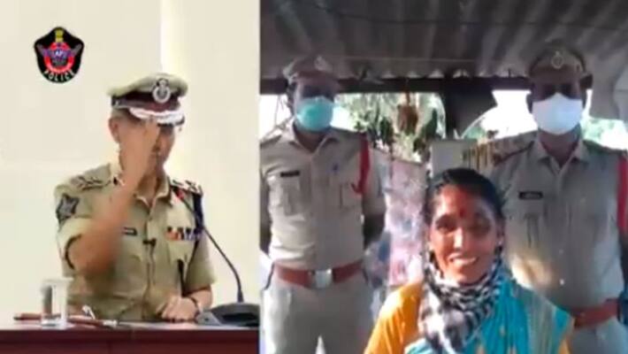 andhra dgp salute woman who showed her mother loving to policemen in town tuni andhra dgp salute woman who showed her mother loving to policemen in town tuni