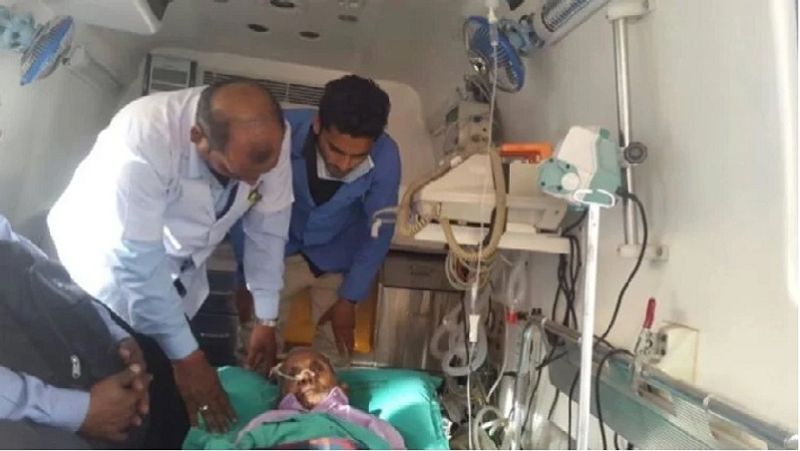 मुख्यमंत्री योगी आदित्यनाथ के पिता आनंद सिंह बिष्ट को दिल्ली के एम्स में भर्ती कराया गया था। जहां उन्हें वेंटीलेटर पर रखा गया था। (फाइल फोटो)