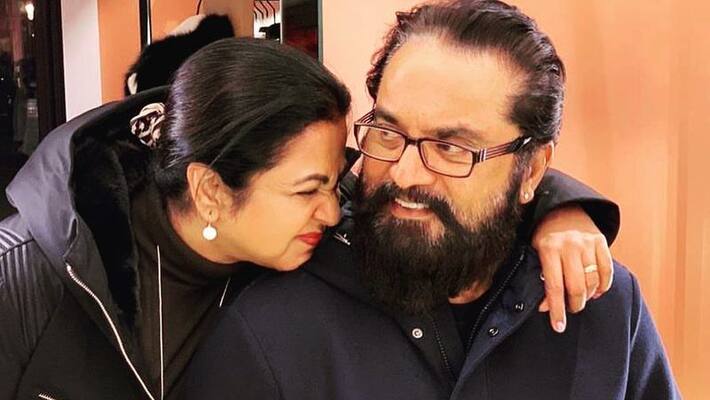 Actress Radhika Sarathkumar Bit of fun with Granddaughter Baby Girl Actress Radhika Sarathkumar Bit of fun with Granddaughter Baby Girl