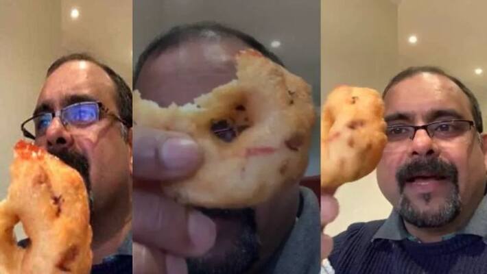 Uzhunnu vada viral video gets trolled Uzhunnu vada viral video gets trolled