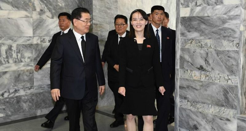 kim yo jong is the second in command in north Korea also most powerful woman bsm