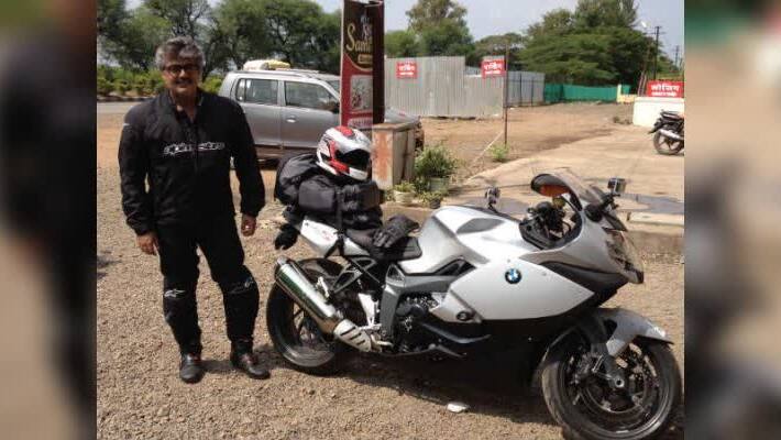 Thala Ajith Takes 600 KMS ride on Valimai Bike Thala Ajith Takes 600 KMS ride on Valimai Bike
