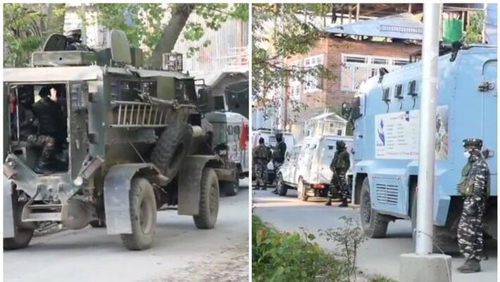 Two terrorists have been killed in Operation Melahura in Shopian today Two terrorists have been killed in Operation Melahura in Shopian today