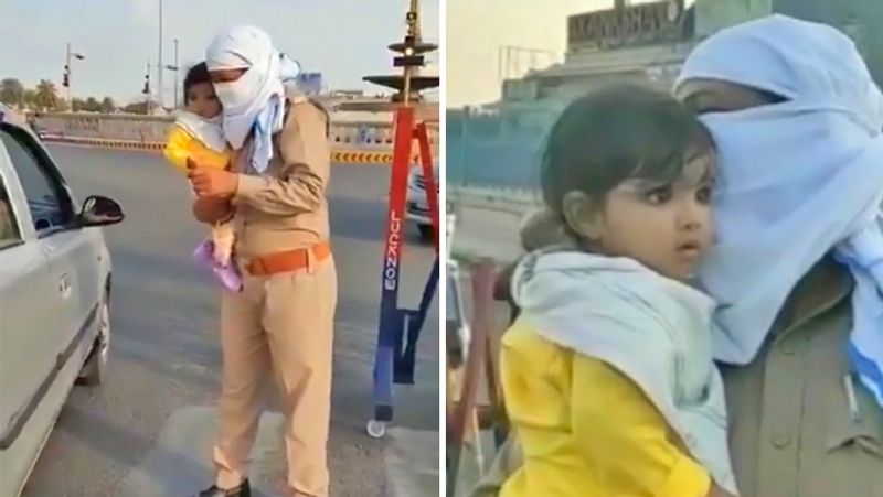 इस महिला सिपाही का नाम सीमा यादव है। इस समय ये सिपाही राजधानी लखनऊ के हजरतगंज थाने में तैनात है। 