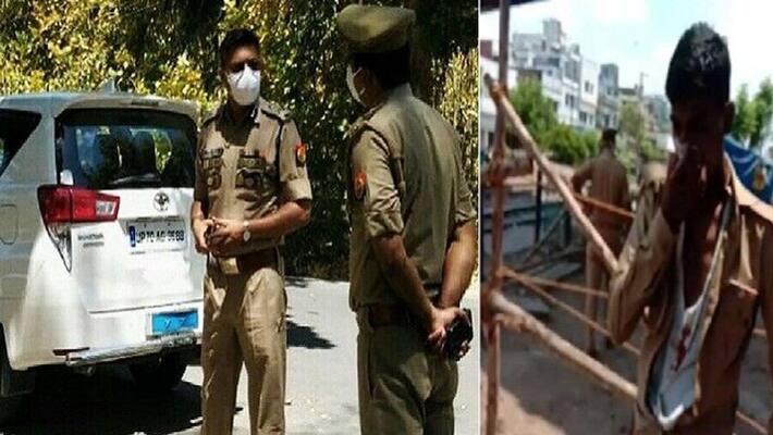 Police team attacked in Lucknow, policeman injured asa Police team attacked in Lucknow, policeman injured asa