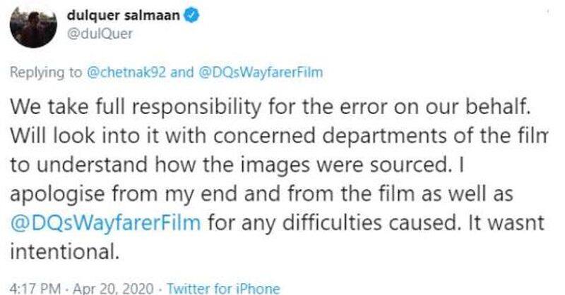 Mollywood Dulquer salmaan apologises after being accused of body shaming Mumbai journalist