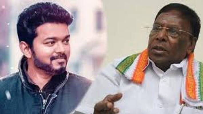 pondycherry CM Narayanasamy Thanks Thalapathy Vijay For his Contribution Towards Corona Relief Fund pondycherry CM Narayanasamy Thanks Thalapathy Vijay For his Contribution Towards Corona Relief Fund