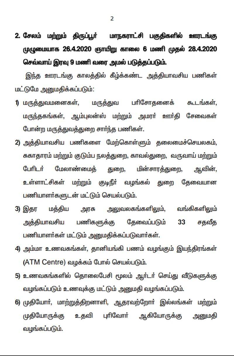 complete lockdown announced in chennai madurai covai tirupur selam corporation in  tamilnadu