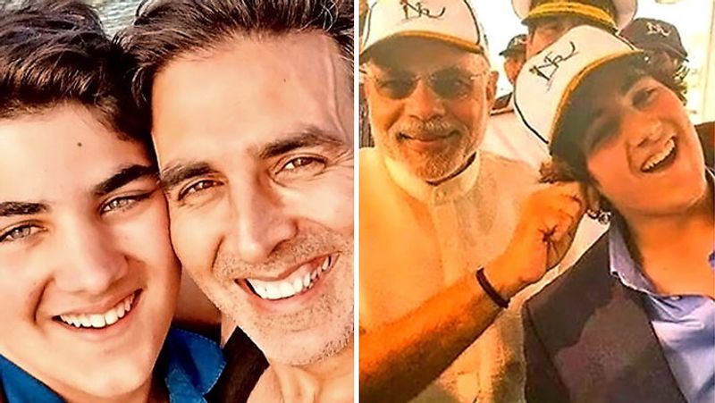 अक्षय और ट्वविंकल का बेटा आरव वैसे तो विदेश में पढ़ाई करता है लेकिन अभी घर पर ही है। आरव लाइमलाइट से दूर रहना पसंद करता है।