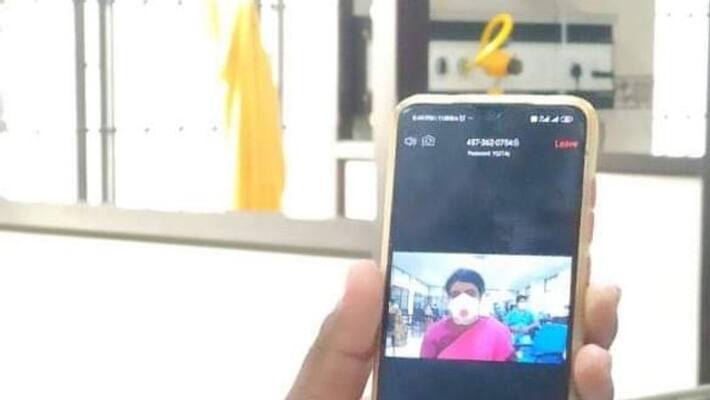 beela rajesh inquired about reporters health in video call beela rajesh inquired about reporters health in video call