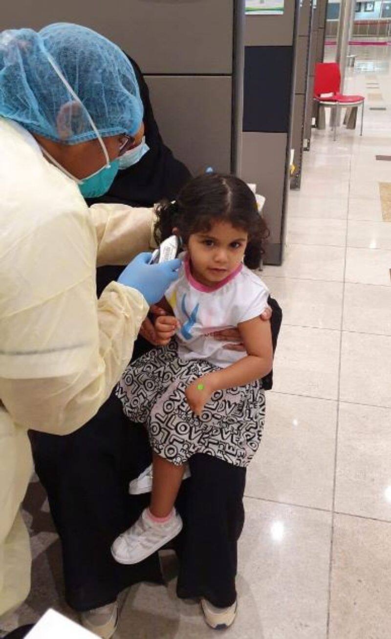 3 year old girl stuck in Saudi return back to Dubai after 50 days