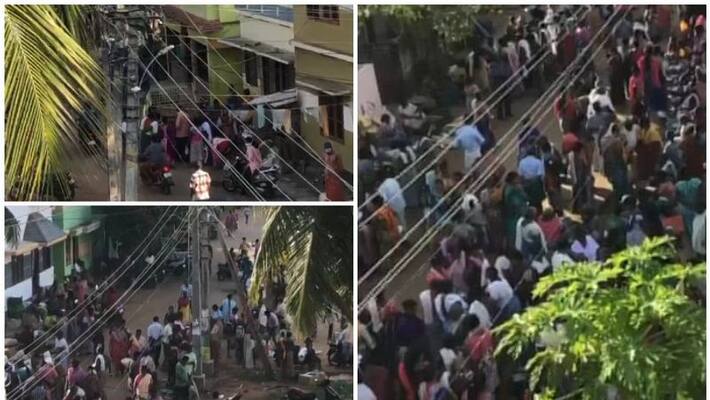 lockdown violation in thiruvananthapuram puthiyathura market lockdown violation in thiruvananthapuram puthiyathura market