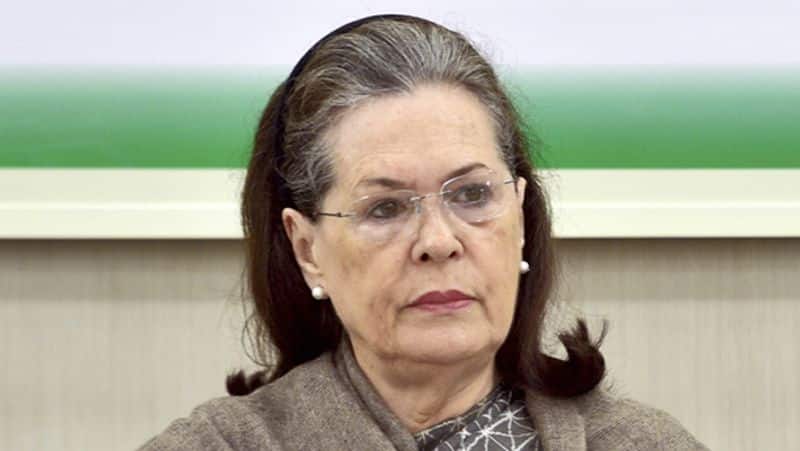 Sonia Gandhi resigns as interim leader of Congress