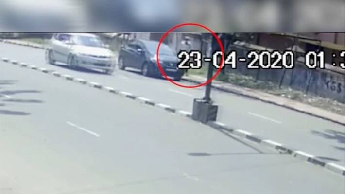 theft in doctors car at Thiruvananthapuram CCTV footage out theft in doctors car at Thiruvananthapuram CCTV footage out