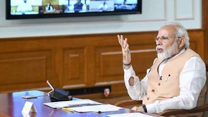 PM Modi meeting with chief ministers PM Modi meeting with chief ministers