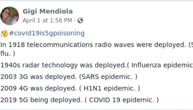 5G not cause for Covid 19 Pandemic