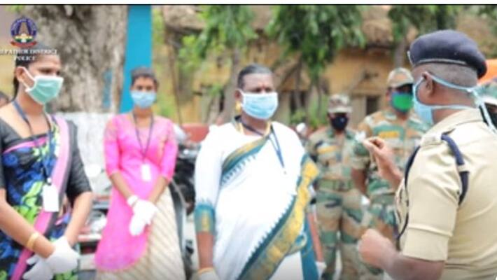 tirupattur police use transgender for corona awareness tirupattur police use transgender for corona awareness