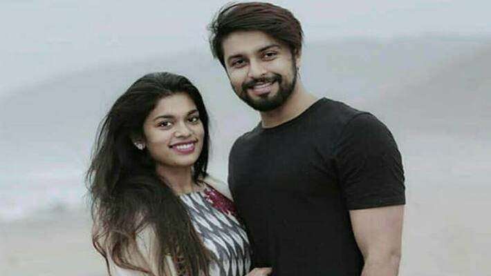 Sreeja Romantic time with with her husband Sreeja Romantic time with with her husband