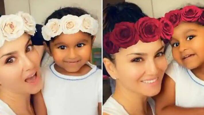 Sunny Leone posted an adorable video with nisha Sunny Leone posted an adorable video with nisha