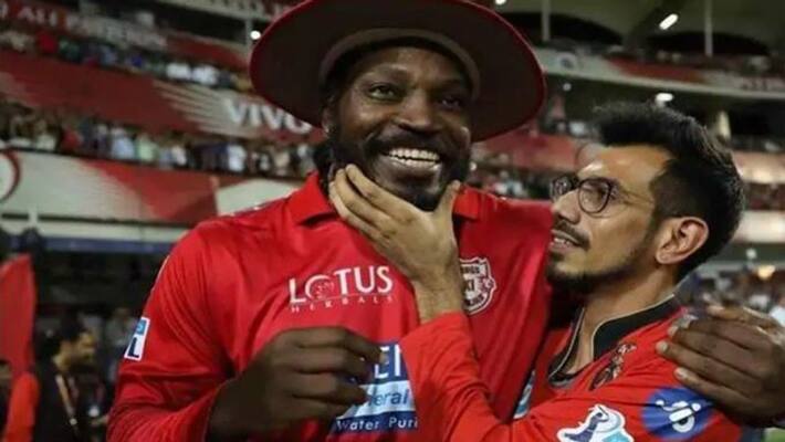 IPL 2021 Chris Gayle and Yuzvendra Chahal posed for a shirtless IPL 2021 Chris Gayle and Yuzvendra Chahal posed for a shirtless