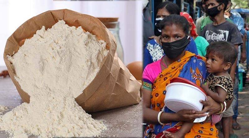 ameerkahan help poor people 15000 inserted in wheat flour