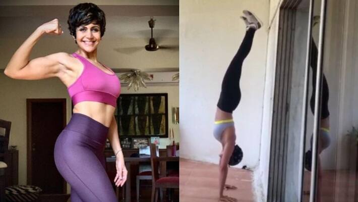 Mandira Bedi flexes muscles in new pic Mandira Bedi flexes muscles in new pic
