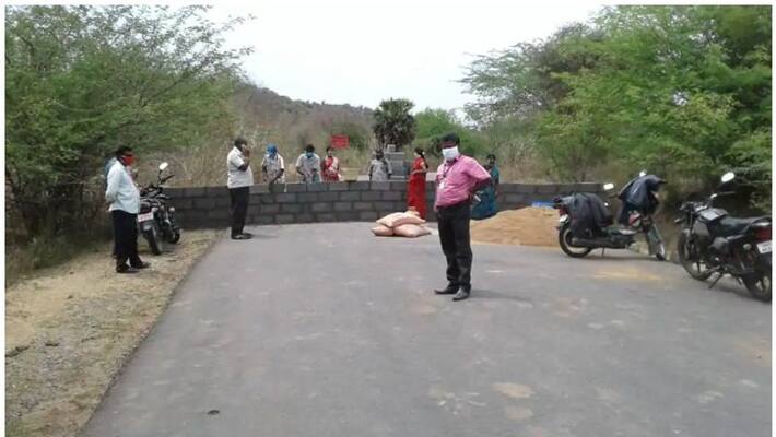 Tamilnadu builds wall at Andhra border to prevent inter-state movement Tamilnadu builds wall at Andhra border to prevent inter-state movement