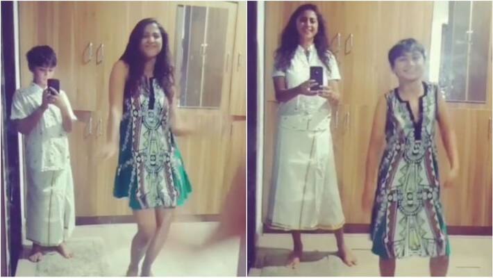 actress kaniha dance with son video goes viral actress kaniha dance with son video goes viral