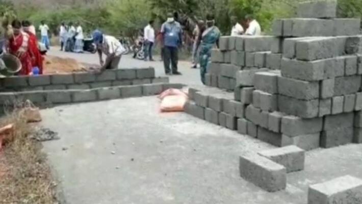 TN builds walls on two border roads with AP to prevent unauthorised entry KPP TN builds walls on two border roads with AP to prevent unauthorised entry KPP
