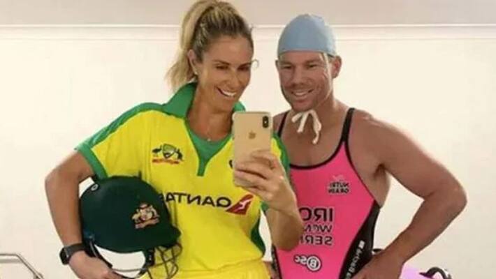 australian cricketer david warner wears wife swimsuit in viral tiktok video kph australian cricketer david warner wears wife swimsuit in viral tiktok video kph