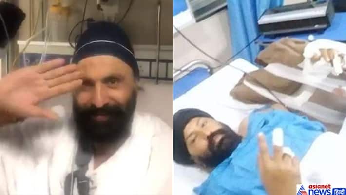 Corona Warrior ASI Harjit Singh hand started moving KPP Corona Warrior ASI Harjit Singh hand started moving KPP