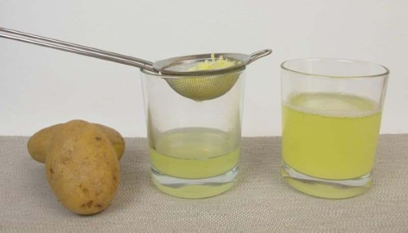 potato juice can use for skin problems