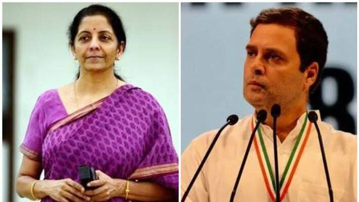 Finance Minister Nirmala Sitharaman accused Rahul Gandhi of misleading people in a brazen manner regarding wilful defaulters Finance Minister Nirmala Sitharaman accused Rahul Gandhi of misleading people in a brazen manner regarding wilful defaulters