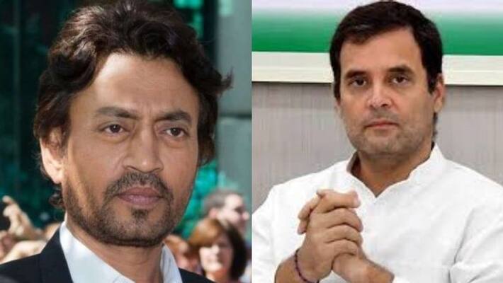 rahul gandhi says irrfan khan was india brand ambassador on global stage of cinema rahul gandhi says irrfan khan was india brand ambassador on global stage of cinema