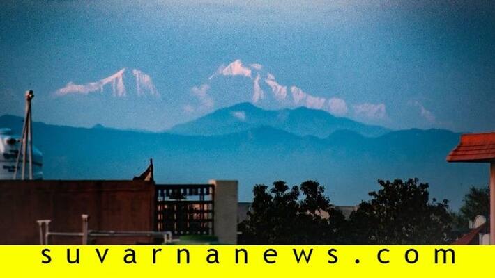 Lockdown effect Mountain range in Himachal Pradesh visible from Saharanpur Lockdown effect Mountain range in Himachal Pradesh visible from Saharanpur