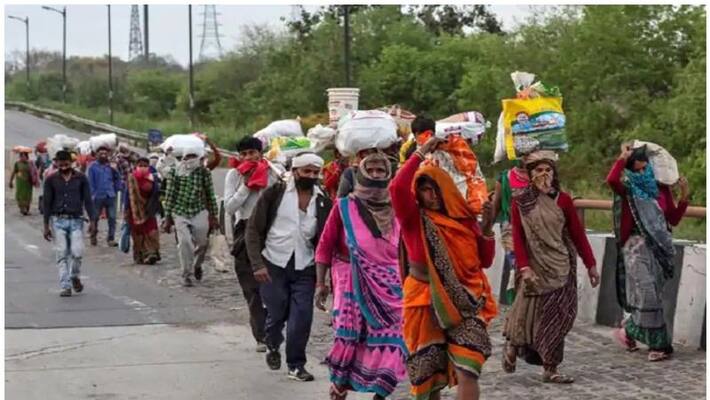 migrant workers protest in telangana covid lockdown migrant workers protest in telangana covid lockdown