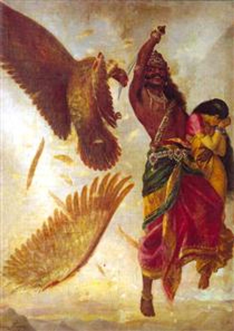 ജഢായു വധം.