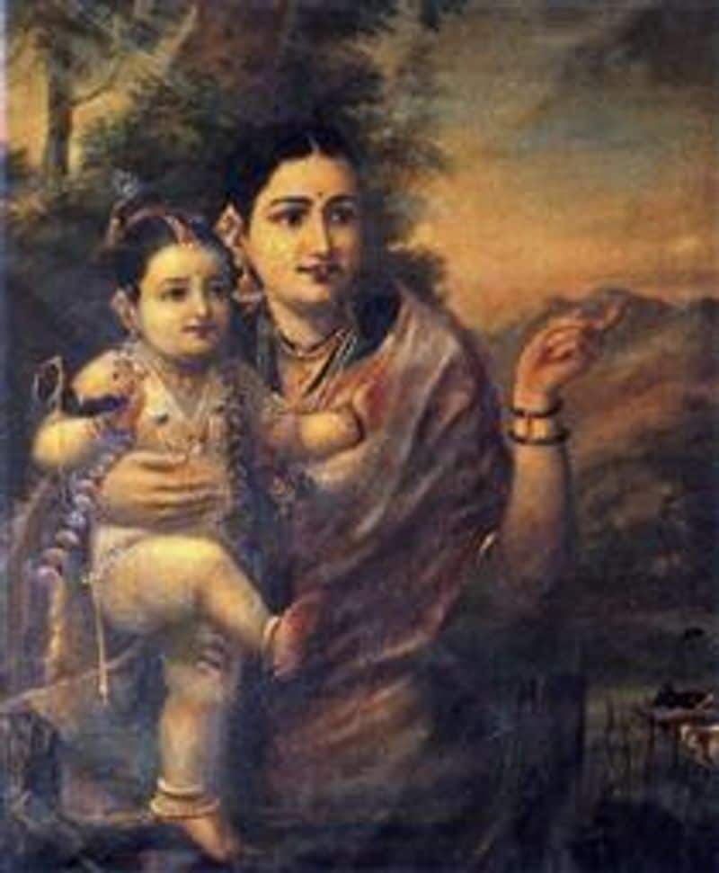 ശ്രീകൃഷ്ണനും യശോദരയും