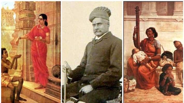 Ravi Raja Varma who delighted the common man with his paintings. Ravi Raja Varma who delighted the common man with his paintings.