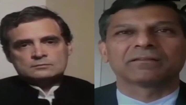 Rahul gandhi talk with raghuram rajan economy during lockdown and corona outbreak kps Rahul gandhi talk with raghuram rajan economy during lockdown and corona outbreak kps