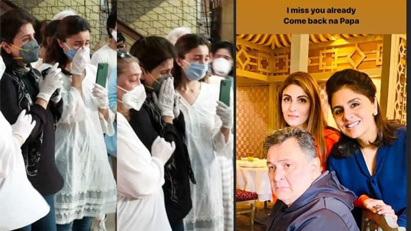 Why Alia Bhatt held up her phone during final rites of Rishi Kapoor