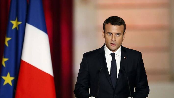 French President Emmanuel Macron slapped by a man during walkabout session DHA French President Emmanuel Macron slapped by a man during walkabout session DHA