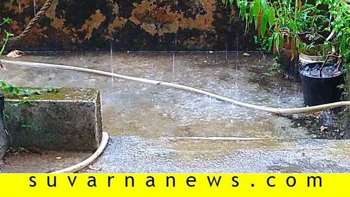 Heavy rain fall in NR Pura Chikkamagaluru District Heavy rain fall in NR Pura Chikkamagaluru District