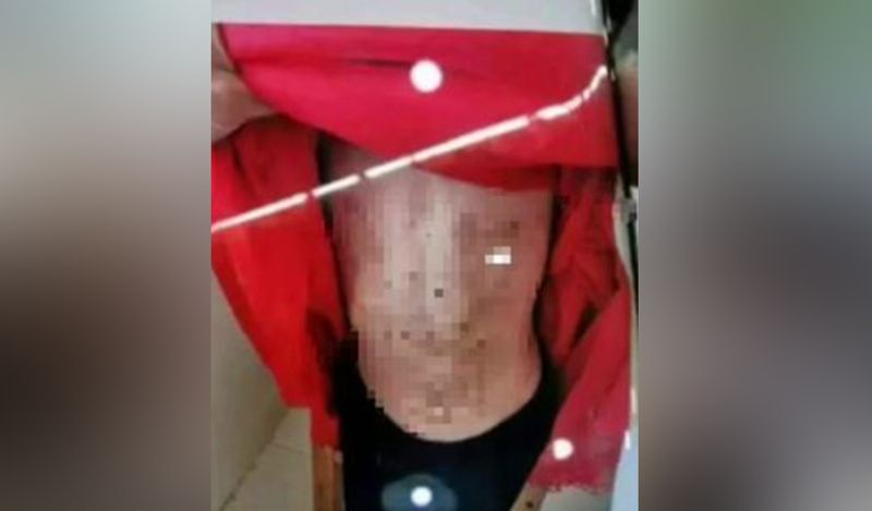 heartless stepmother abuses 4 year old daughter during lockdown cuts lips with scissors for calling her mummy kph