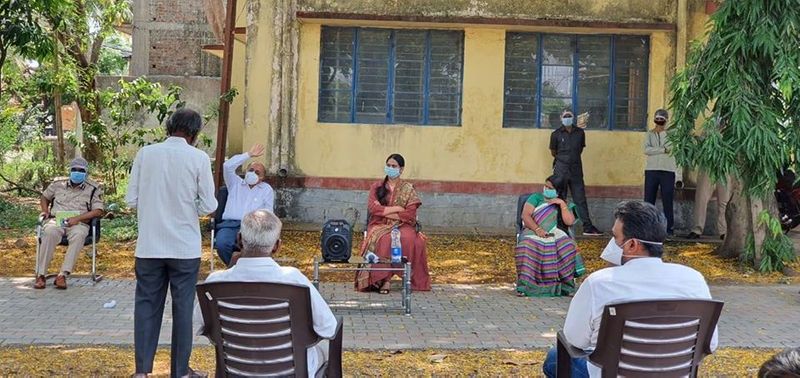 ಬೆಳಗಾವಿ ತಾಲೂಕಿನ ಹಿರೇಬಾಗೇವಾಡಿ ಗ್ರಾಮಕ್ಕೆ ಭೇಟಿ ನೀಡಿ ಗ್ರಾಮಸ್ಥರ ಸಭೆ