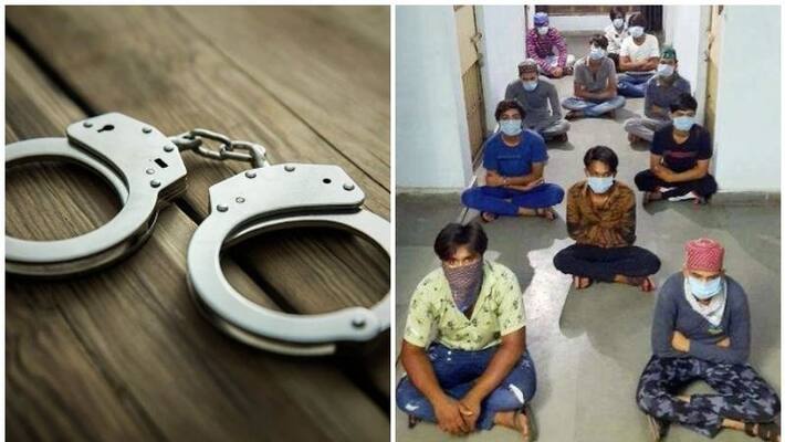 11 youths arrested for lock down direction violation in rajkot 11 youths arrested for lock down direction violation in rajkot
